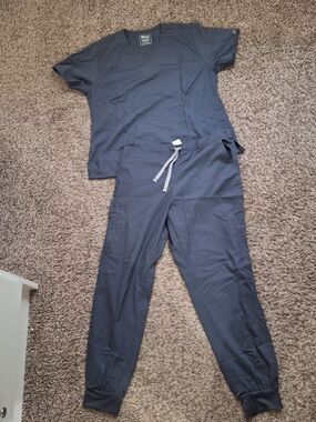 Wink Grey Women's Scrub Jogger Set